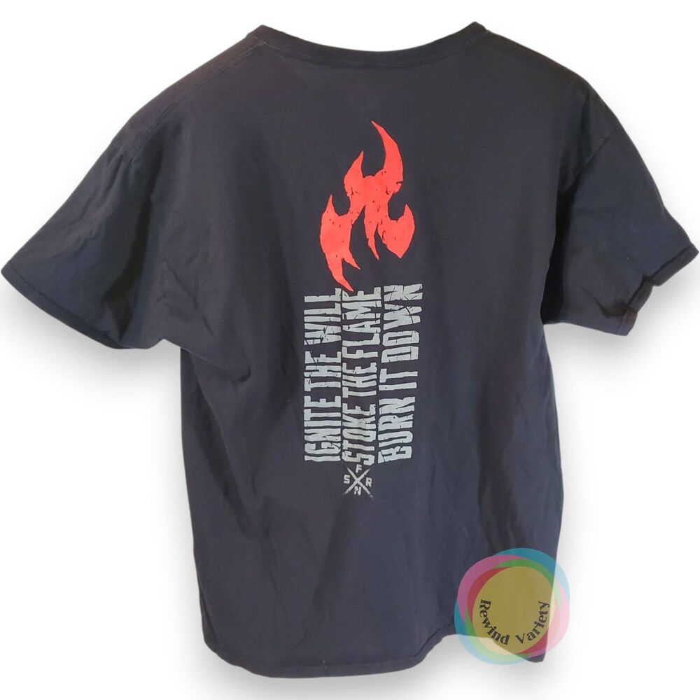 WWE Seth Rollins XL Burn It Down Graphic Tee